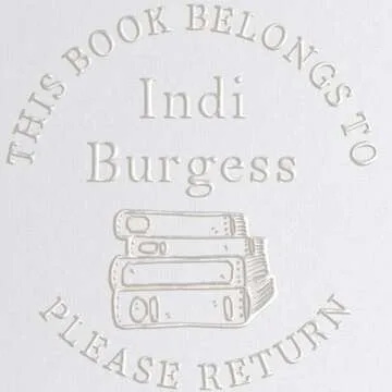 Custom EXLIBRIS Book Embosser - Personalize Your Library