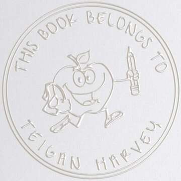 Custom EXLIBRIS Book Embosser - Personalize Your Library
