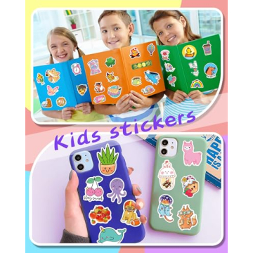 QKilisy 600PCS Cute Waterproof Stickers for Kids & Teens