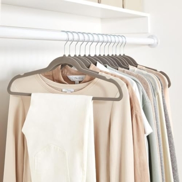 Amazon Basics Slim Velvet Non-Slip Hangers - Pack of 30