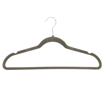 Amazon Basics Slim Velvet Non-Slip Hangers - Pack of 30
