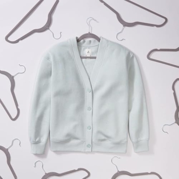 Amazon Basics Slim Velvet Non-Slip Hangers - Pack of 30