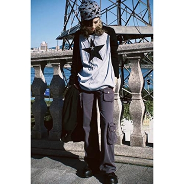 ABYOVRT Women Star Shirt Y2K Vintage Oversized Tee