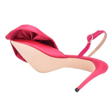 Emiwey Women's Bow-Knot High Heel Stiletto Pumps