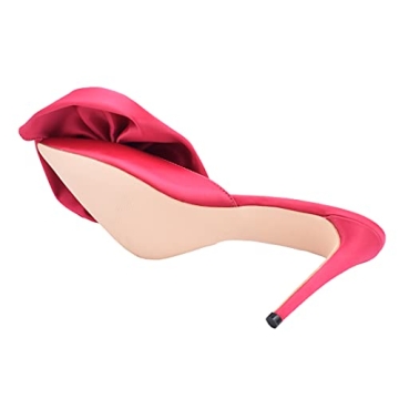 Emiwey Women's Bow-Knot High Heel Stiletto Pumps