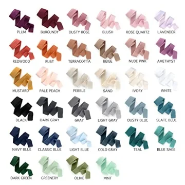 Eco-friendly Pebble Handmade Cotton Ribbon 5 Yards