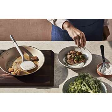 Material, The Soft-Edge Turner Silicone Spatula For Cooking, Food Grade Kitchen Spatula Flipper for Eggs, Pancakes, Omlettes, Brownies, BPA-Free Dishwasher-Safe, Oyster