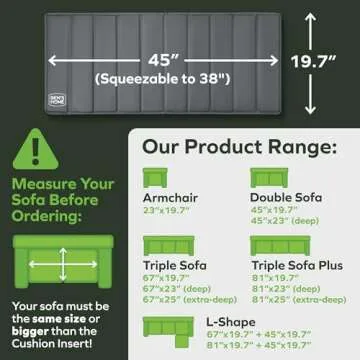 Ben's Home Loveseat Cushion Support - Enhance Comfort Today