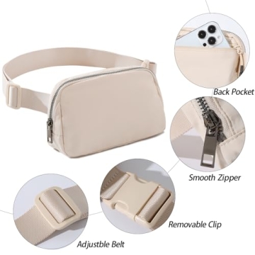 Stylish TOBVZOO Belt Bag Fanny Pack for Everyday Use