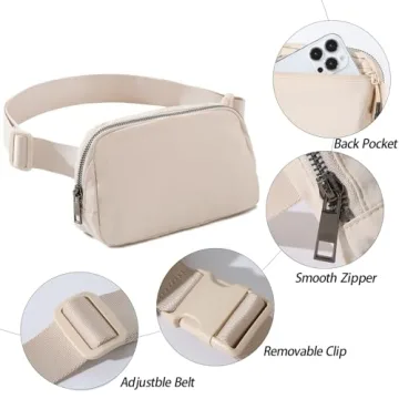Stylish TOBVZOO Belt Bag Fanny Pack for Everyday Use