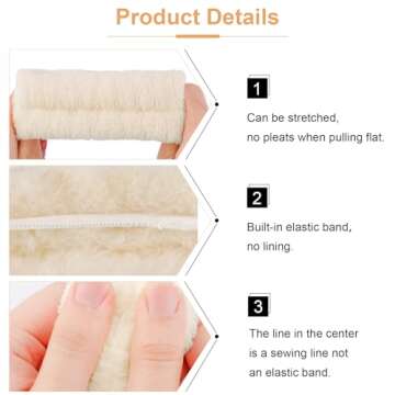 VELSCRUN Makeup Headbands - 6 Pack Bow Tie Accessory