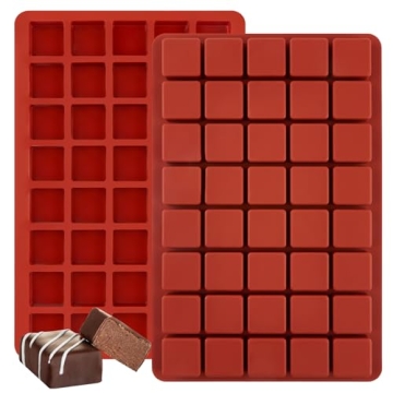 JOERSH 2PCS Silicone Candy Molds for Perfect Treats