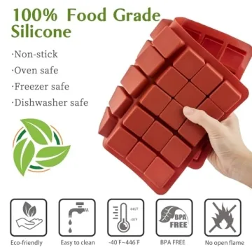 JOERSH Silicone Molds for Candy, Chocolate, and More