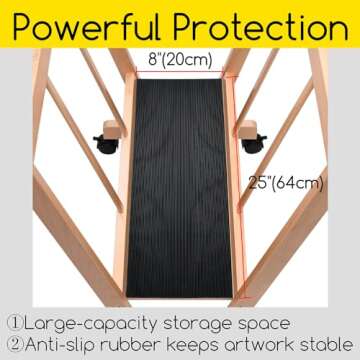 MEEDEN Wood Print Rack - Premium Art Storage Solution