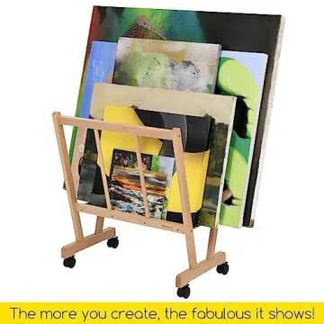 MEEDEN Wood Print Rack - Premium Art Storage Solution