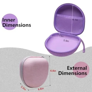 Compact Headphone Case for BERIBES, TOZO, Beats & More