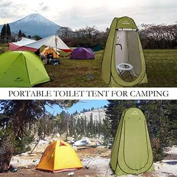 Your Choice Pop Up Camping Privacy Tent for All Outdoors