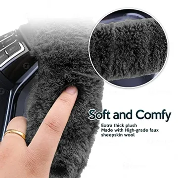 ZONETECH Heated Steering Wheel Cover for Winter Comfort