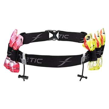 Fitletic Race Bib Belt With Gel Loops | Race Number Belt for Triathlon, Trail Running, Marathon Iron...