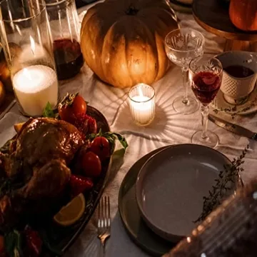 Elegant VOHO Clear Votive Candle Holders Set of 6