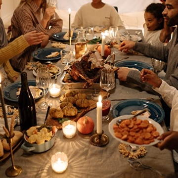 Elegant VOHO Clear Votive Candle Holders Set of 6