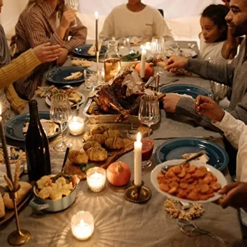 Elegant VOHO Clear Votive Candle Holders Set of 6