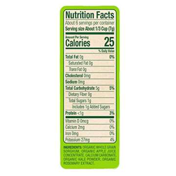 Sprout Organic Baby Snacks Plant Power Puffs - Apple Kale