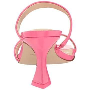 Nine West Women's Padma3 Heeled Sandal, Miami Pink, 8.5