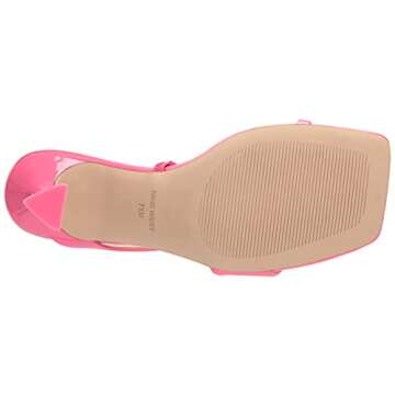 Nine West Women's Padma3 Heeled Sandal, Miami Pink, 8.5