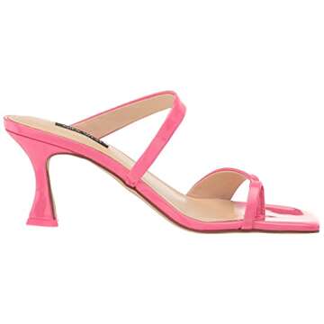 Nine West Women's Padma3 Heeled Sandal, Miami Pink, 8.5