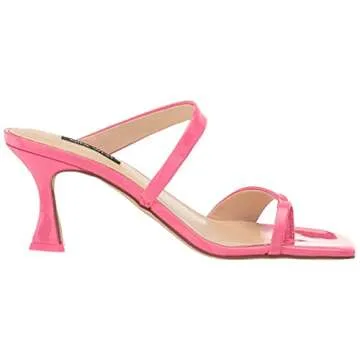 Nine West Women's Padma3 Heeled Sandal, Miami Pink, 8.5
