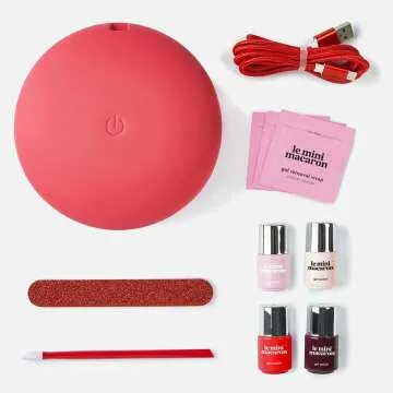 Deluxe Gel Manicure Kit with LED Dryer Lamp