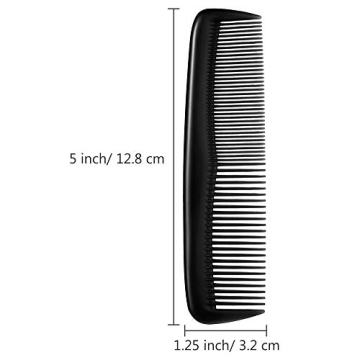 12 Pieces Hair Combs Set for Men Women Pets - Durable Plastic - Portable