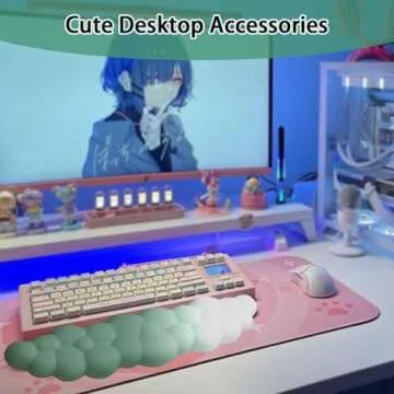 GLMMIR Ergonomic Keyboard Wrist Rest Pad For Comfort