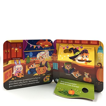 Boo Halloween Lift-a-Flap Board Book for Babies to Toddlers