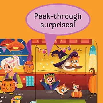 Boo Halloween Lift-a-Flap Board Book for Babies to Toddlers