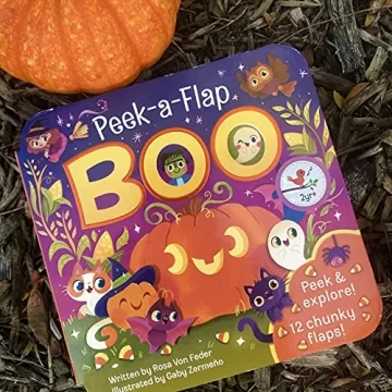 Boo Halloween Lift-a-Flap Board Book for Babies to Toddlers
