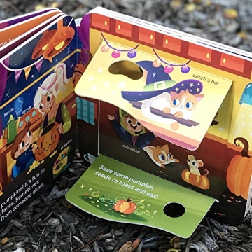 Boo Halloween Lift-a-Flap Board Book for Babies to Toddlers