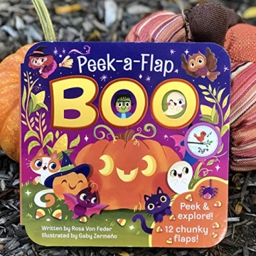 Boo Halloween Lift-a-Flap Board Book for Babies to Toddlers