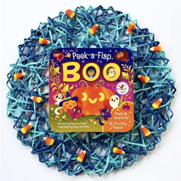 Boo Halloween Lift-a-Flap Board Book for Babies to Toddlers