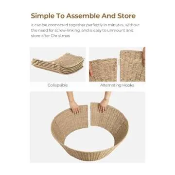 StorageWorks Christmas Tree Collar for Holiday Décor