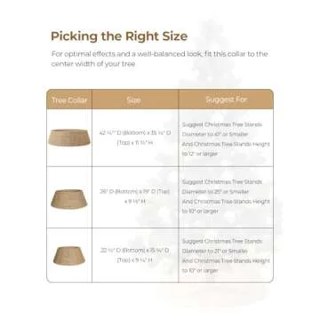 StorageWorks Christmas Tree Collar for Holiday Décor