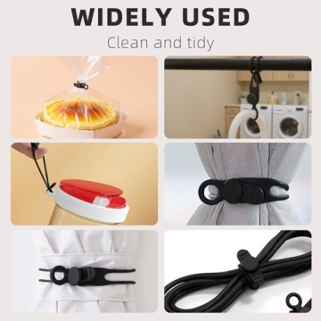 Data Cable Organizer - Elastic Silicone Straps for All Cables