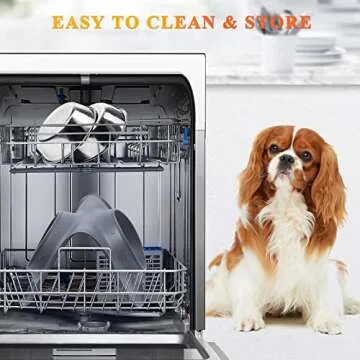 VIVAGLORY Dog Bowls with Non-Spill Silicone Mat - Perfect for Pets