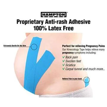 Hampton Adams 2 Pack Kinesiology Tape for Pain Relief