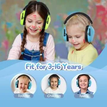Onhear Kids Noise Cancelling Headphones - 2 Pack Earmuffs