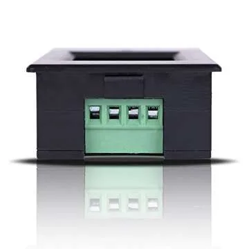 MICTUNING DC 6.5-100V 0-100A LCD Digital Display Ammeter Voltmeter Multimeter Volt Watt Power Energy Meter Blue with 100A 75mV Shunt