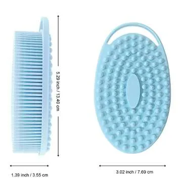 Soft Silicone Body Scrubber for Gentle Exfoliation and Care