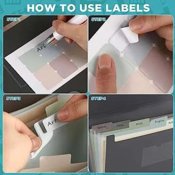 Harloon Expanding File Organizer for School and Office