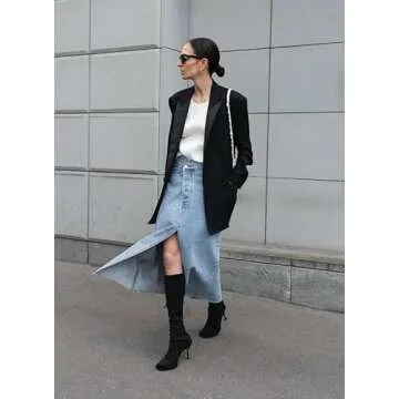 Casual High Waist Denim Skirt for Women | SweatyRocks